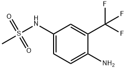 N-[4-amino-3-(trifluoromethyl)phenyl]methanesulfonamide 구조식 이미지