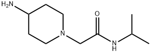 2-(4-aminopiperidin-1-yl)-N-isopropylacetamide Structure