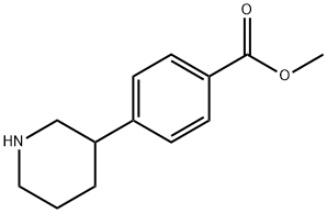 메틸4-피페리딘-3-일벤조에이트 구조식 이미지