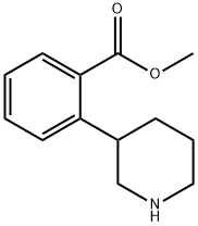 methyl 2-piperidin-3-ylbenzoate Structure