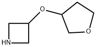 3-(oxolan-3-yloxy)azetidine 구조식 이미지