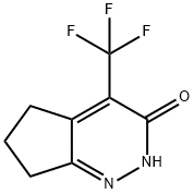 4-(trifluoromethyl)-2H,3H,5H,6H,7H-cyclopenta[c]pyridazin-3-one 구조식 이미지