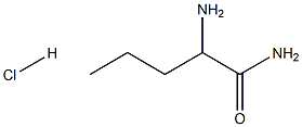 2-Amino-pentanamide HCl Structure