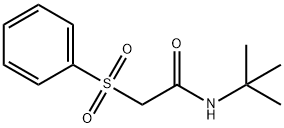 N-(tert-butyl)-2-(phenylsulfonyl)acetamide Structure