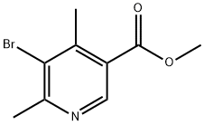 Methyl 5-Bromo-4,6-dimethylnicotinate 구조식 이미지