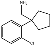 1-(2-Chlorophenyl)cyclopentanemethanamine 구조식 이미지