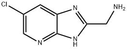 (6-chloro-3H-imidazo[4,5-b]pyridin-2-yl)methanamine 구조식 이미지