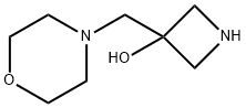 3-(morpholin-4-ylmethyl)azetidin-3-ol Structure