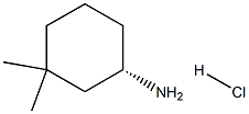 (S)-3,3-dimethylcyclohexan-1-amine hydrochloride Structure