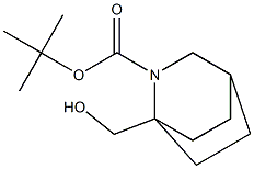 2-boc-2-azabicyclo[2.2.2]octane-1-methanol Structure