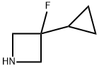 3-Cyclopropyl-3-fluoroazetidine Structure