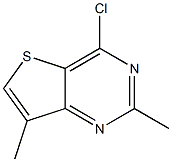 4-chloro-2,7-dimethylthieno[3,2-d]pyrimidine Structure