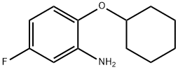 2-(cyclohexyloxy)-5-fluoroaniline Structure