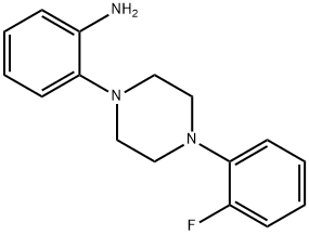 Benzenamine, 2-[4-(2-fluorophenyl)-1-piperazinyl]- 구조식 이미지