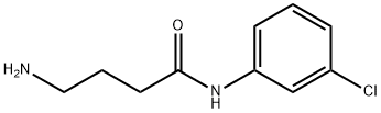 4-amino-N-(3-chlorophenyl)butanamide 구조식 이미지