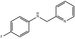 4-fluoro-N-(pyridin-2-ylmethyl)aniline Structure