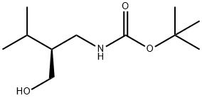 Boc-(S)-2-(aminomethyl)-3-methylbutan-1-ol Structure