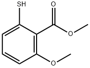 methyl 2-mercapto-6-methoxybenzoate 구조식 이미지