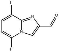 Imidazo[1,2-a]pyridine-2-carboxaldehyde, 5,8-difluoro- Structure