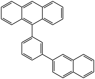 9-[3-(2-Naphthalenyl)phenyl]-anthracene Structure