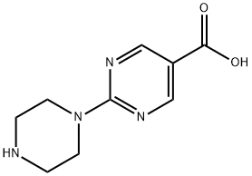 2-(piperazin-1-yl)pyriMidine-5-carboxylic acid Structure