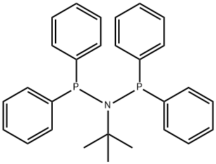 N,N-bis(diphenylphosphanyl)tert-butylamine Structure