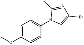 4-bromo-1-(4-methoxyphenyl)-2-methyl-1H-imidazole Structure