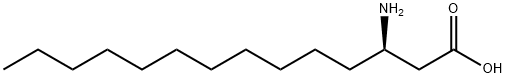 N-Fmoc-3-aminotetradecanoic acid 구조식 이미지