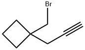 1-(bromomethyl)-1-(prop-2-yn-1-yl)cyclobutane Structure