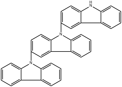 9-(9H-carbazol-3-yl)-3-(9H-carbazol-9-yl)-9H-carbazole Structure