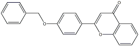 2-[4-(benzyloxy)phenyl]-4H-chromen-4-one Structure