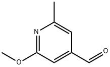 2-Methoxy-6-methylisonicotinaldehyde 구조식 이미지
