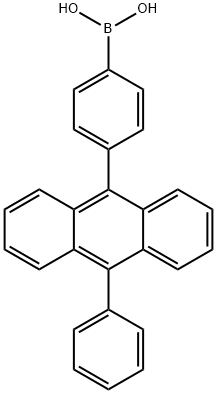 4-(10-phenylanthracen-9-yl)benzeneboronic acid Structure