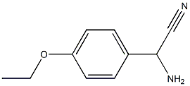 amino(4-ethoxyphenyl)acetonitrile 구조식 이미지