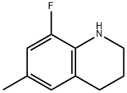 8-fluoro-6-methyl-1,2,3,4-tetrahydroquinoline Structure