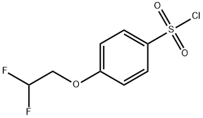 4-(2,2-Difluoroethoxy)benzene-1-sulfonyl chloride Structure