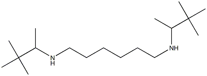 N,N'-bis(3,3-dimethylbutan-2-yl)hexane-1,6-diamine Structure