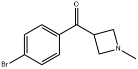 (4-bromophenyl)(1-methylazetidin-3-yl)methanone Structure