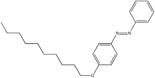 (E)-[4-(decyloxy)phenyl](phenyl)diazene 구조식 이미지