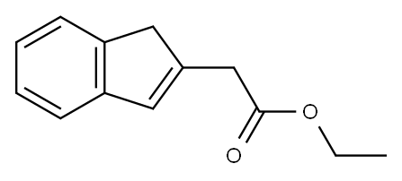 ethyl 2-(1H-inden-2-yl)acetate Structure