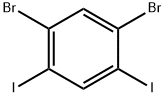 1,5-dibromo-2,4-diiodobenzene 구조식 이미지