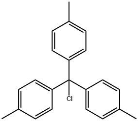 Benzene, 1,1',1''-(chloromethylidyne)tris[4-methyl- Structure