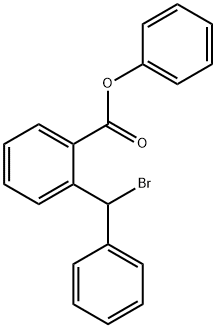 Benzoic acid, 2-(bromophenylmethyl)-, phenyl ester Structure