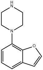 PIPERAZINE, 1-(7-BENZOFURANYL)- 구조식 이미지