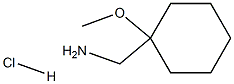 (1-methoxycyclohexyl)methanamine hydrochloride Structure