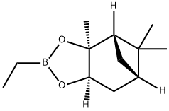 (7aS)-2-ethyl-5,5,7a-trimethylhexahydro-4,6-methanobenzo[d][1,3,2]dioxaborole Structure