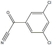 3,5-dichlorobenzoyl cyanide 구조식 이미지