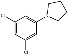 Pyrrolidine, 1-(3,5-dichlorophenyl)- Structure