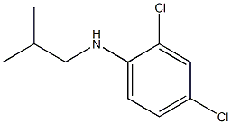 2,4-dichloro-N-(2-methylpropyl)aniline Structure