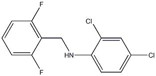 2,4-dichloro-N-[(2,6-difluorophenyl)methyl]aniline 구조식 이미지